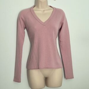 Magaschoni 100% Cashmere V-neck Sweater